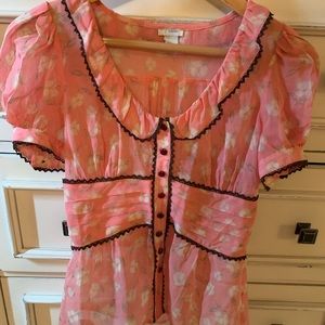 NWOT Odille Silk Blouse